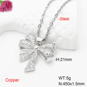 F6N407338ablb-L017  Fashion Copper Necklace
