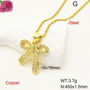 F6N407339aajl-L017  Fashion Copper Necklace