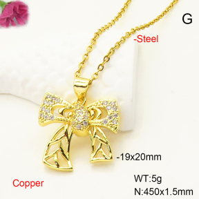 F6N407340aajl-L017  Fashion Copper Necklace