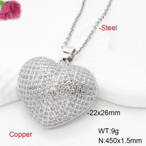 F6N407347bbov-L017  Fashion Copper Necklace