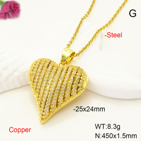 F6N407348vbnb-L017  Fashion Copper Necklace