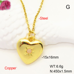 F6N407352vaia-L017  Fashion Copper Necklace