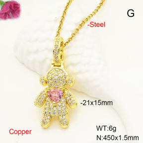 F6N407358baka-L017  Fashion Copper Necklace
