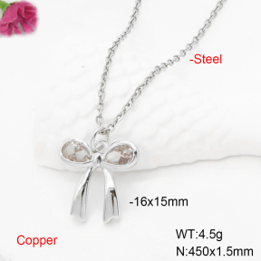 F6N407364avja-L017  Fashion Copper Necklace