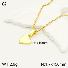 2N2003890aako-742  Stainless Steel Necklace