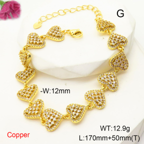 F6B406163bhia-L017  Fashion Copper Bracelet