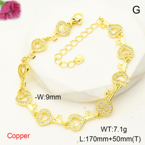 F6B406168bhia-L017  Fashion Copper Bracelet
