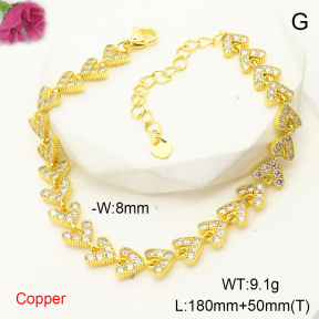 F6B406169bhia-L017  Fashion Copper Bracelet