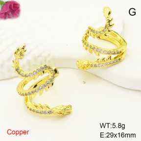 F6E404993vbmb-L017  Fashion Copper Earrings