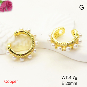 F6E404995bbov-L017  Fashion Copper Earrings