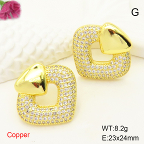 F6E404997bhva-L017  Fashion Copper Earrings