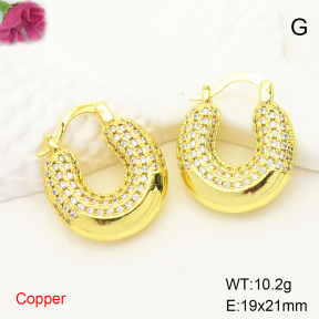 F6E404999bbov-L017  Fashion Copper Earrings