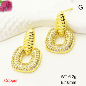 F6E405000vbnb-L017  Fashion Copper Earrings