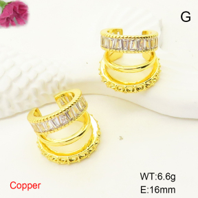 F6E405001vbnb-L017  Fashion Copper Earrings