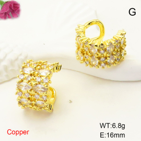 F6E405003bbov-L017  Fashion Copper Earrings