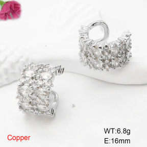 F6E405004bbov-L017  Fashion Copper Earrings