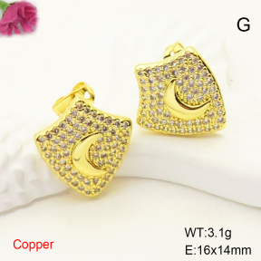 F6E405024vbmb-L017  Fashion Copper Earrings