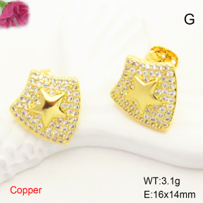 F6E405025vbmb-L017  Fashion Copper Earrings