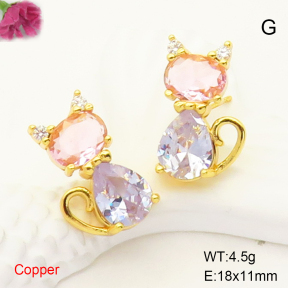 F6E405027vbmb-L017  Fashion Copper Earrings