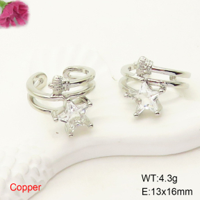F6E405032ablb-L017  Fashion Copper Earrings