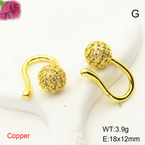 F6E405033ablb-L017  Fashion Copper Earrings