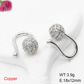F6E405034ablb-L017  Fashion Copper Earrings