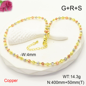 F6N200508ahlv-L017  Fashion Copper Necklace