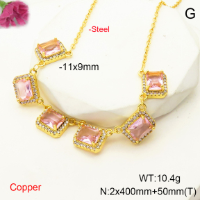 F6N407387bhia-L017  Fashion Copper Necklace