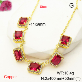 F6N407391bhia-L017  Fashion Copper Necklace