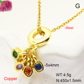 F6N407394aajl-L017  Fashion Copper Necklace
