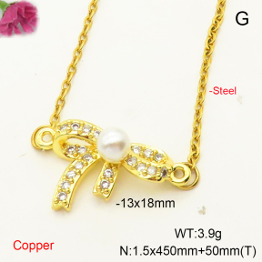 F6N407395aajl-L017  Fashion Copper Necklace