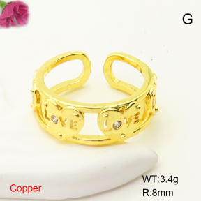 F6R401593ablb-L017  Fashion Copper Ring
