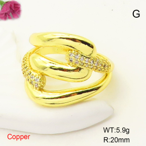 F6R401600ablb-L017  Fashion Copper Ring