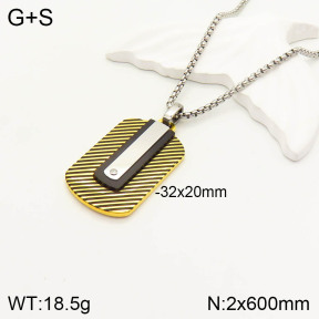 2N2003932ahlv-746  Stainless Steel Necklace