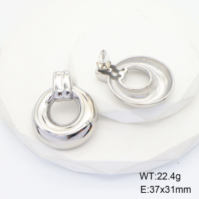 GEE001683bhva-066  Stainless Steel Earrings  Handmade Polished