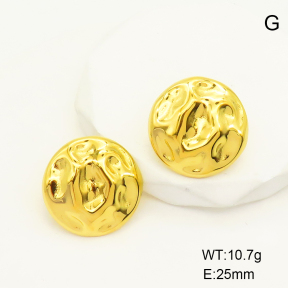 GEE001690bhva-066  Stainless Steel Earrings  Handmade Polished