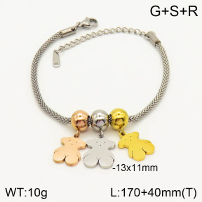 TB2000562vhha-393  SS Bear Bracelets