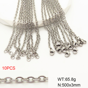 6N2004240vila-452  Stainless Steel Necklace