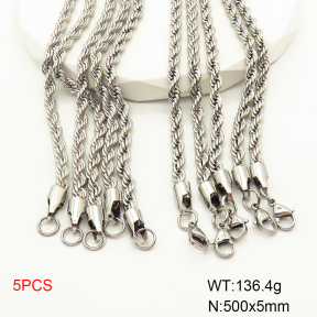 6N2004242aivb-452  Stainless Steel Necklace