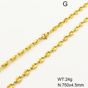 6N2004251vhmv-452  Stainless Steel Necklace