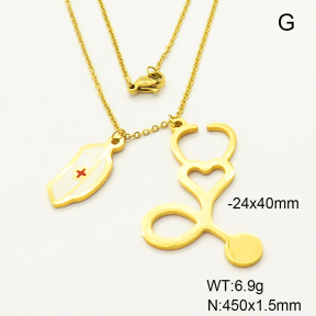 6N3001583aakl-657  Stainless Steel Necklace