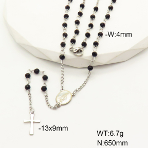 6N4004120bblo-452  Stainless Steel Necklace