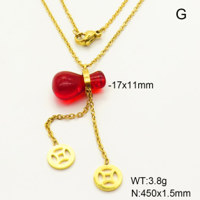 6N4004124ablb-657  Stainless Steel Necklace