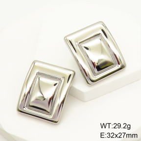 GEE001279bhva-066  Stainless Steel Earrings  Handmade Polished