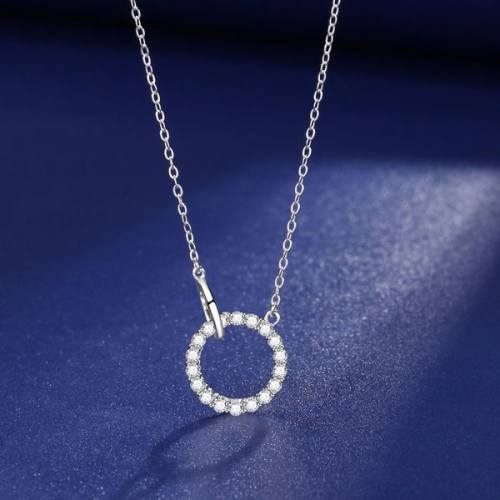 JN1344aipo-Y11  925 Silver Necklace  WT:2g  20*15mm