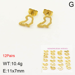 2E2003418bhia-611  Stainless Steel Earrings