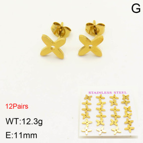 2E2003436bhia-611  Stainless Steel Earrings