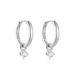 JE6231biib-Y30  925 Silver Earrings  WT:1.1g  9.3*16.5mm