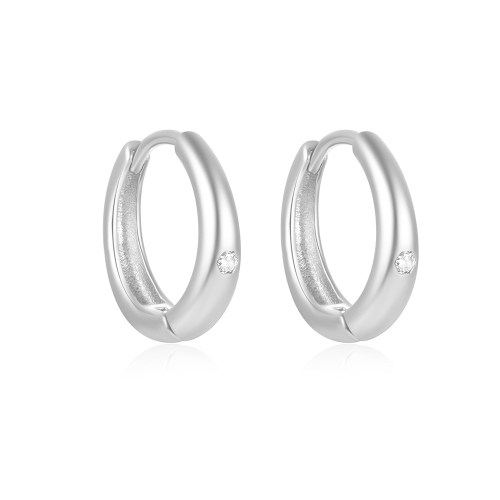 JE6237aipl-Y30  925 Silver Earrings  WT:1.64g  9.4*12.7mm