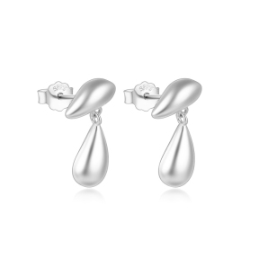 JE6287ajmi-Y30  925 Silver Earrings  WT:2.08g  10*18.7mm